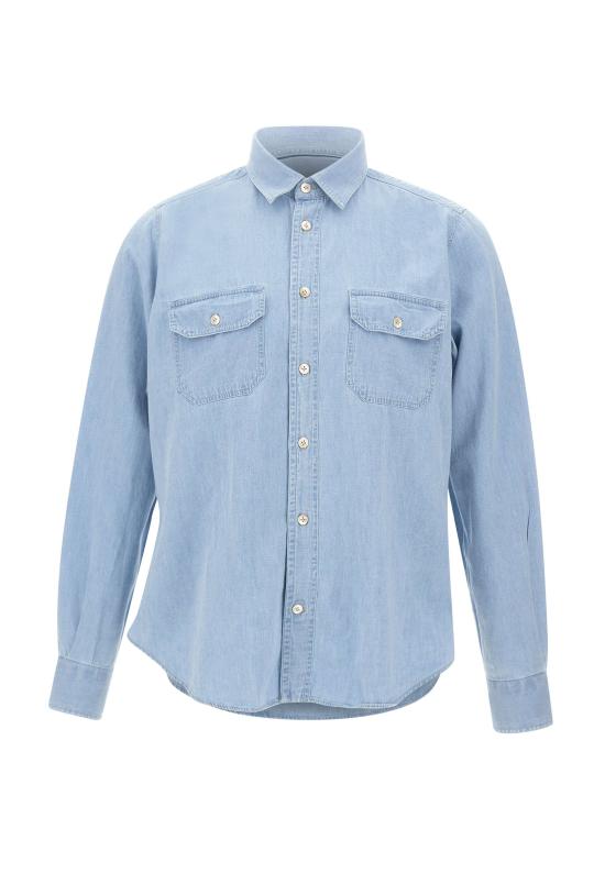 26SS 일레븐티 데님 셔츠 M75CAMM03 TES0M13108 LIGHT BLUE