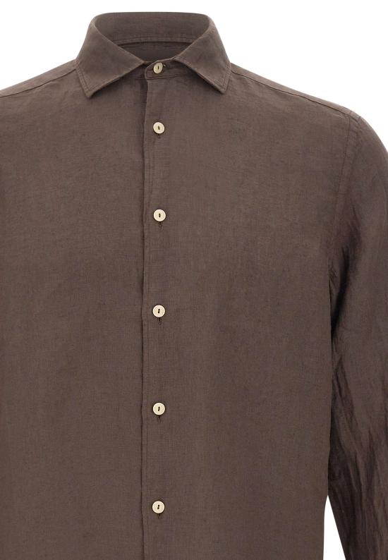 26SS 세인트바쓰 긴팔 셔츠 PAMP001 00920L BROWN - MC2 SAINT BARTH