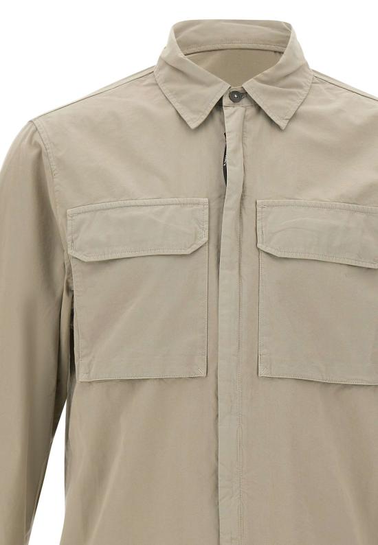 26SS 씨피 컴퍼니 오가닉 개버딘 지퍼 렌즈 오버셔츠 20CMOS156A 110143G904 - C.P. COMPANY