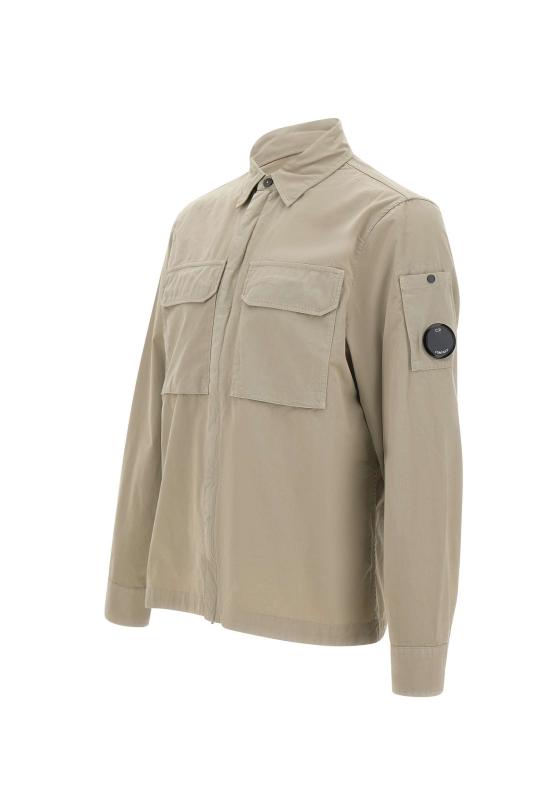 26SS 씨피 컴퍼니 오가닉 개버딘 지퍼 렌즈 오버셔츠 20CMOS156A 110143G904 - C.P. COMPANY