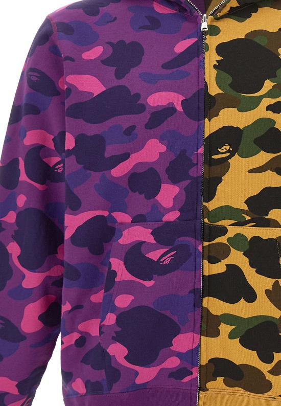 26SS 베이프 후드 티셔츠 001ZPM301005M PURPLE MULTICOLOR - BAPE