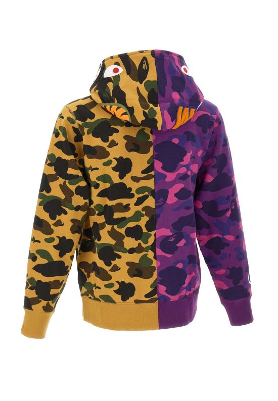 26SS 베이프 후드 티셔츠 001ZPM301005M PURPLE MULTICOLOR - BAPE