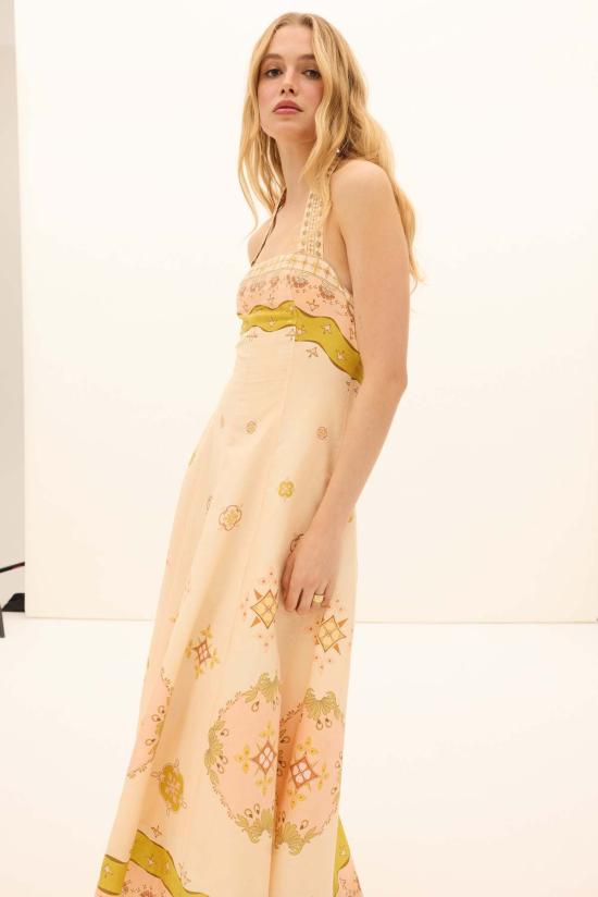  Kate Ford 롱 원피스 케이트 포드 기가로 홀터 가운 아네모네 - OTHER BRANDS