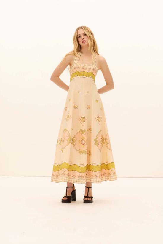  Kate Ford 롱 원피스 케이트 포드 기가로 홀터 가운 아네모네