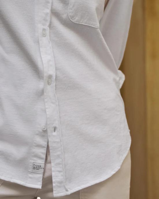  프랭크 앤 에일린 셔츠 프랭크 & 아일린 웨이버리 NYC 버튼업 셔츠 화이트 - FRANK & EILEEN