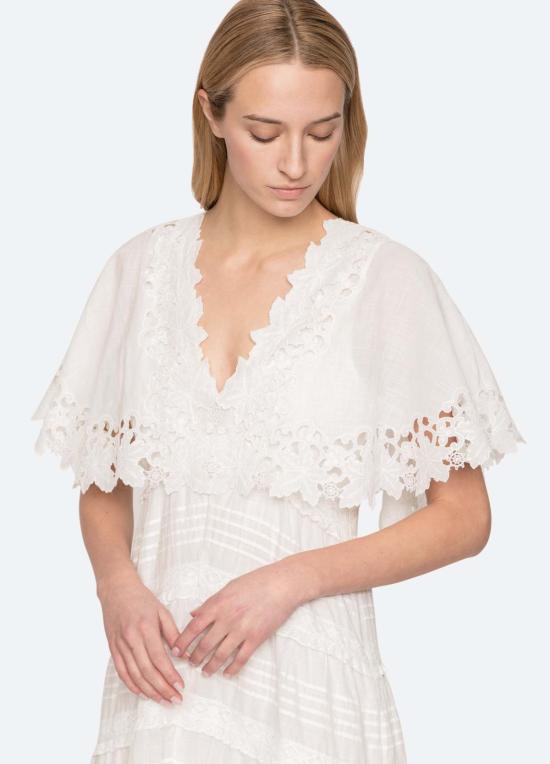  씨뉴욕 롱 원피스 씨 니 엘레아노라 드레스 화이트 - SEA NY