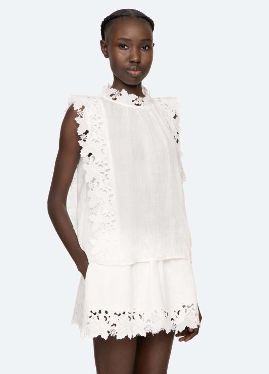  씨뉴욕 블라우스 바다 니 엘레아노라 탑 - SEA NY