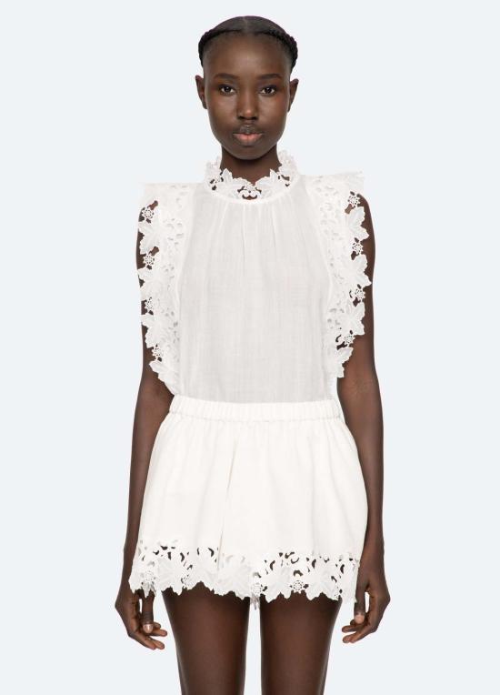  씨뉴욕 블라우스 바다 니 엘레아노라 탑 - SEA NY