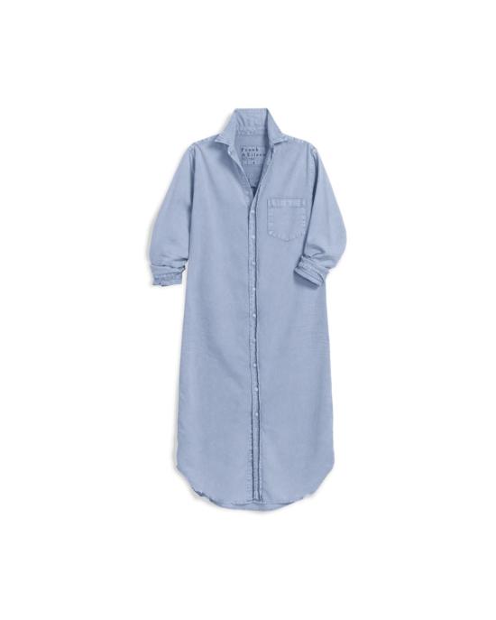  프랭크 앤 에일린 롱 원피스 프랭크 & 아일린 로리 맥시 셔츠드레스 풀 워터 블루