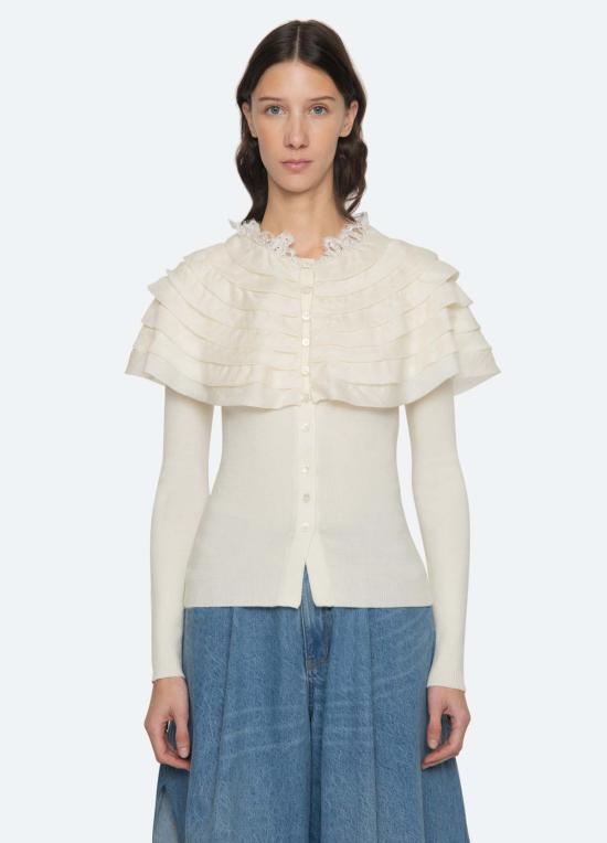  씨뉴욕 가디건 씨 니 완다 카디건 크림 - SEA NY