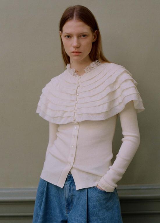  씨뉴욕 가디건 씨 니 완다 카디건 크림