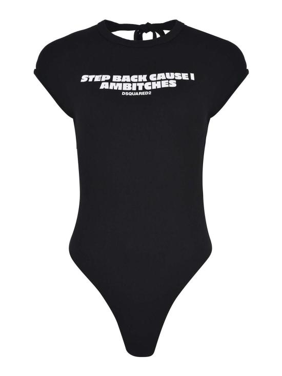 25FW 디스퀘어드2 바디수트 티셔츠 S72NA0118D20020900 Black