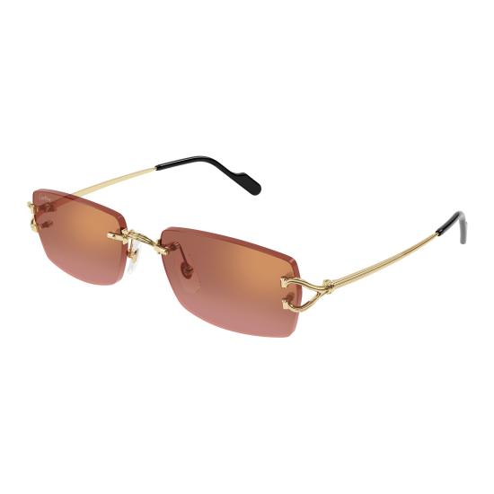 26SS 까르띠에 선글라스 CT0550S 005 GOLD GOLD RED