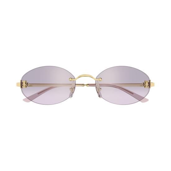 26SS 까르띠에 선글라스 CT0592S 003 GOLD GOLD PINK - CARTIER