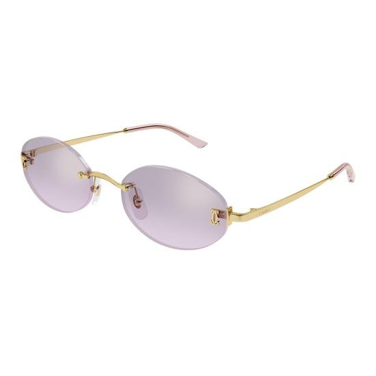 26SS 까르띠에 선글라스 CT0592S 003 GOLD GOLD PINK - CARTIER