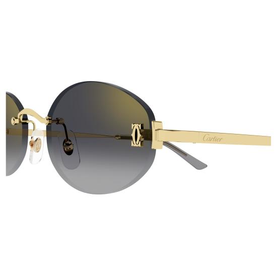 26SS 까르띠에 선글라스 CT0592S 001 GOLD GOLD GREY