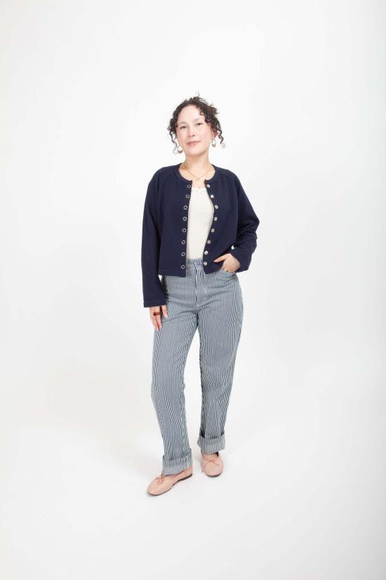  그래블 앤 골드 가디건 홀스 카디건 라군