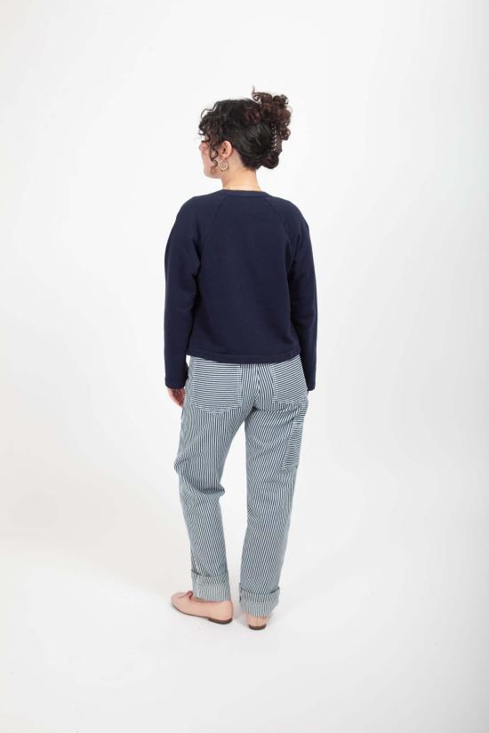  그래블 앤 골드 가디건 홀스 카디건 라군 - GRAVEL & GOLD