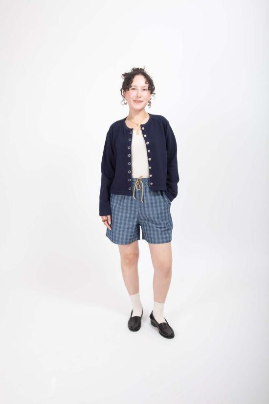  그래블 앤 골드 가디건 홀스 카디건 라군 - GRAVEL & GOLD