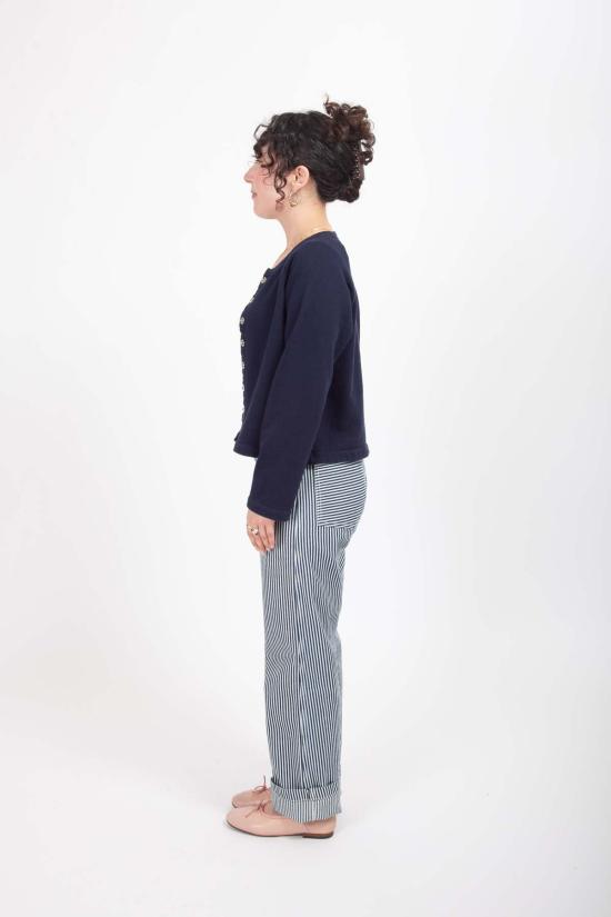  그래블 앤 골드 가디건 홀스 카디건 라군 - GRAVEL & GOLD