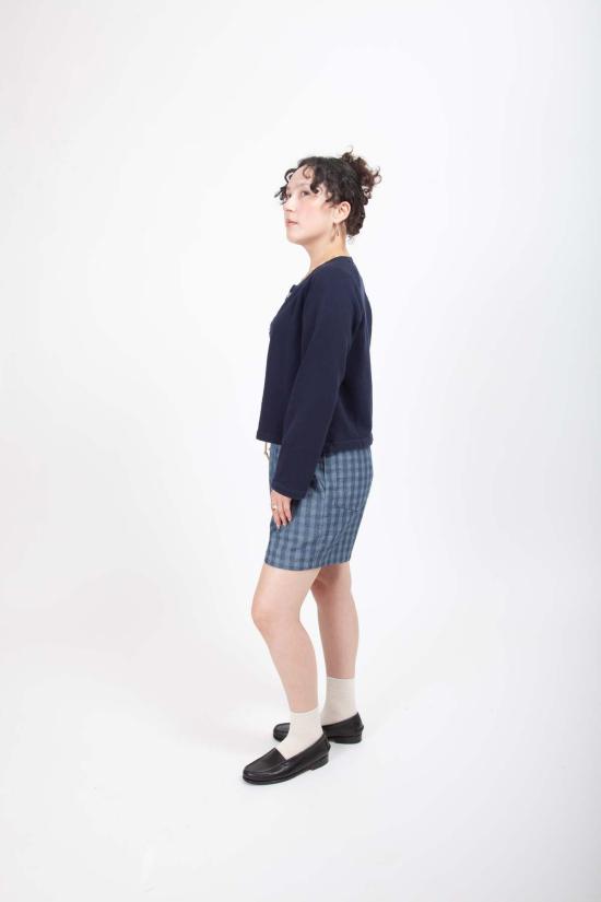  그래블 앤 골드 가디건 홀스 카디건 라군 - GRAVEL & GOLD