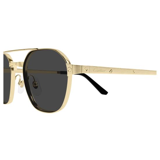 26SS 까르띠에 선글라스 CT0571S 001 GOLD GOLD SMOKE - CARTIER