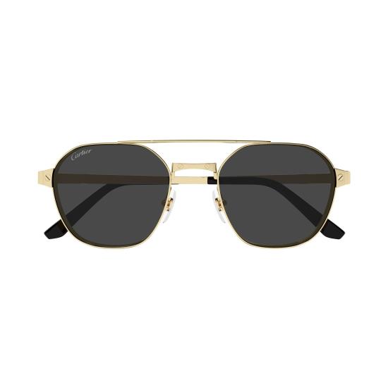 26SS 까르띠에 선글라스 CT0571S 001 GOLD GOLD SMOKE - CARTIER