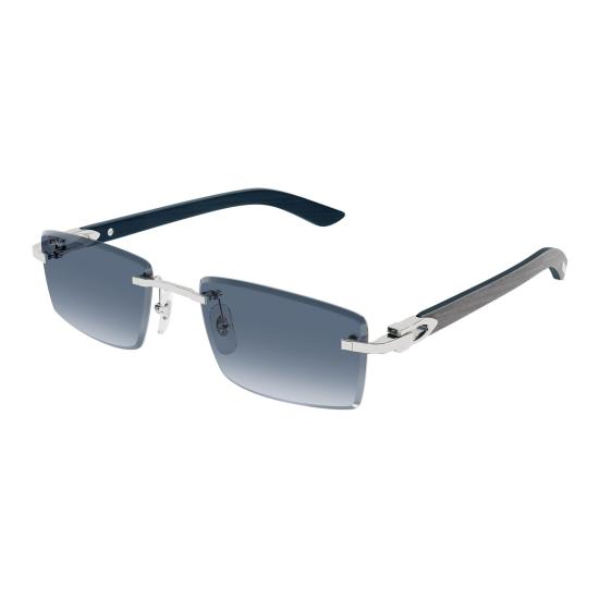 26SS 까르띠에 선글라스 CT0582S 004 SILVER GREY BLUE