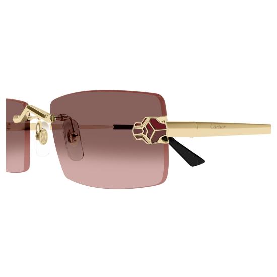 26SS 까르띠에 선글라스 CT0598S 004 GOLD GOLD RED