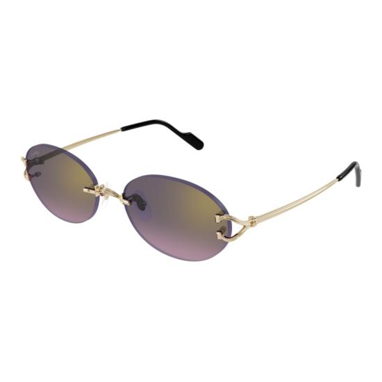 26SS 까르띠에 선글라스 CT0551S 004 GOLD GOLD GREY - CARTIER