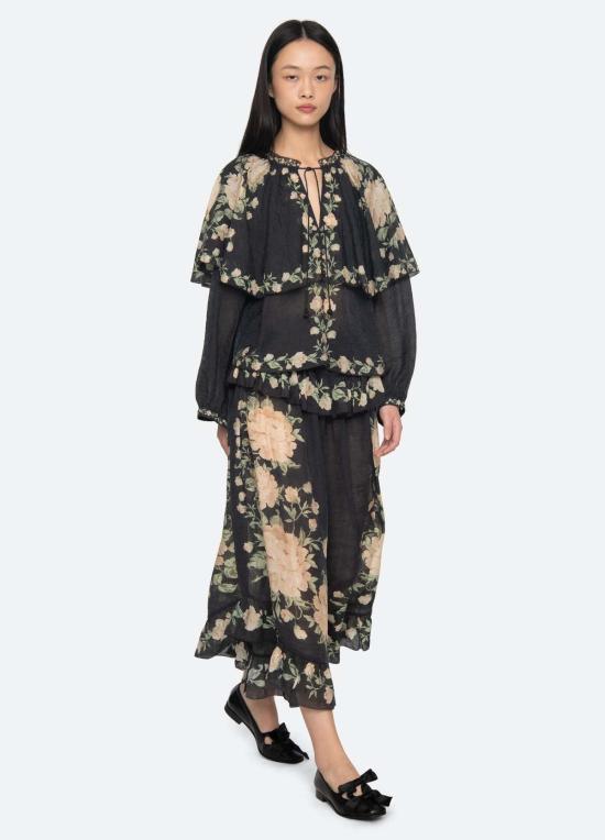  씨뉴욕 팔라초 팬츠 Sea Ny 크리스티나  블랙 - SEA NY