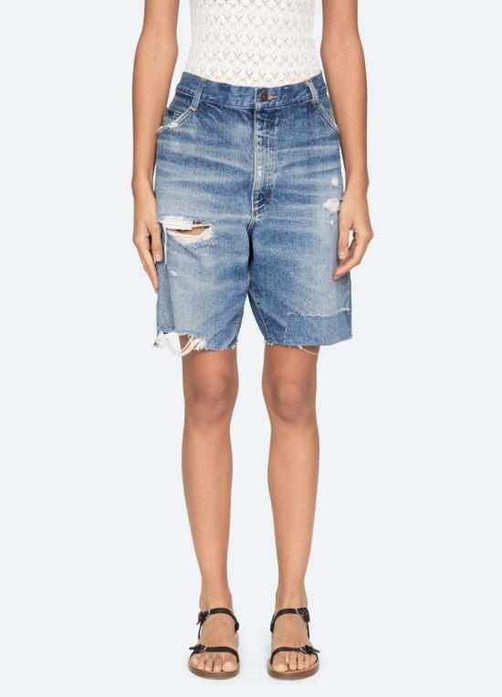  씨뉴욕 데님 숏팬츠 씨 니 밀레네 반바지 블루