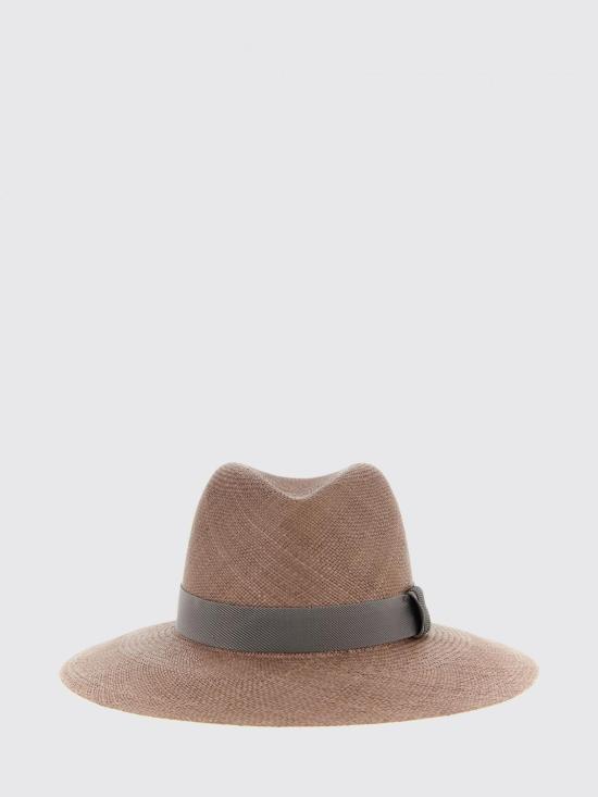 26SS 브루넬로 쿠치넬리 모자 MCAP90019 CUN68 Brown - BRUNELLO CUCINELLI