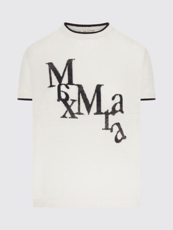 26SS 에스막스마라 반팔 티셔츠 2619361033600 015 White 1 - 'S MAX MARA