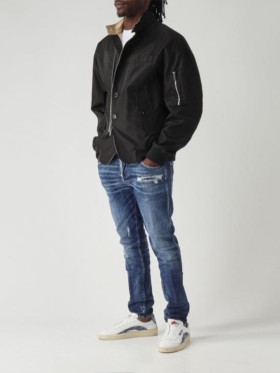 26SS 디스퀘어드2 봄버 자켓 S74BN1353D35344 900 Black - DSQUARED2