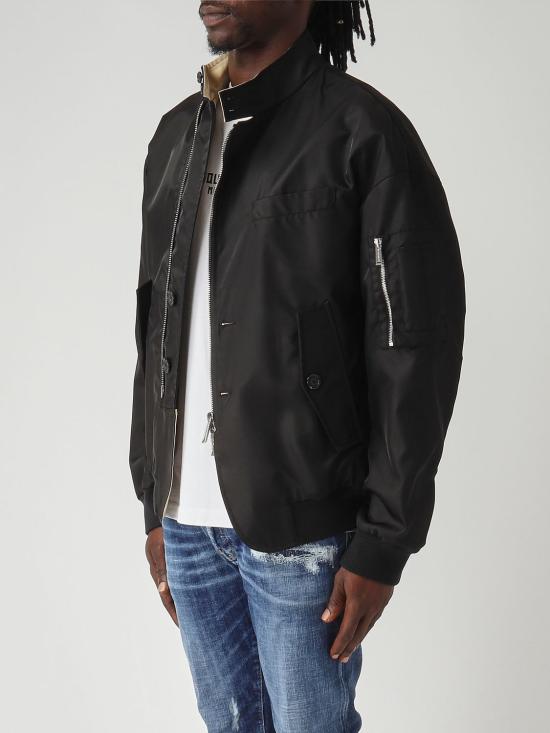 26SS 디스퀘어드2 봄버 자켓 S74BN1353D35344 900 Black - DSQUARED2