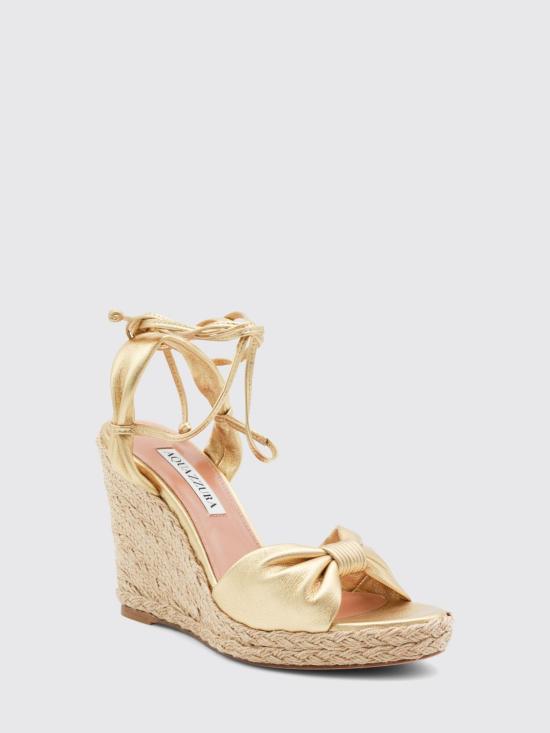 26SS 아쿠아주라 드레스 슈즈 CNAHIGW0WNA SOG Gold - AQUAZZURA