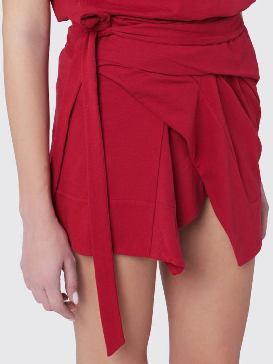 26SS 이자벨마랑 미디 스커트 JU0198FDA1N41I 70CH Red - ISABEL MARANT