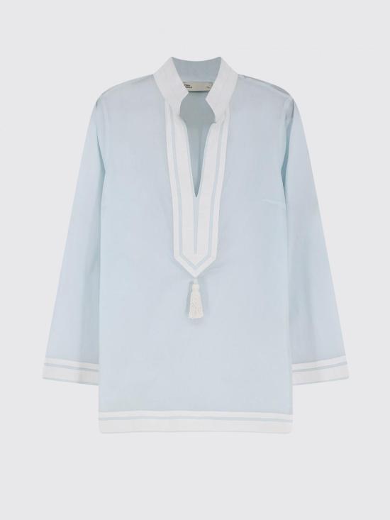 26SS 토리버치 숏 원피스 83308 412 Blue 1 - TORY BURCH