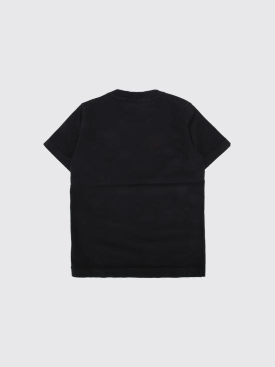 26SS [키즈] 스톤 아일랜드 티셔츠 2100003S0047 V0029 Black - STONE ISLAND