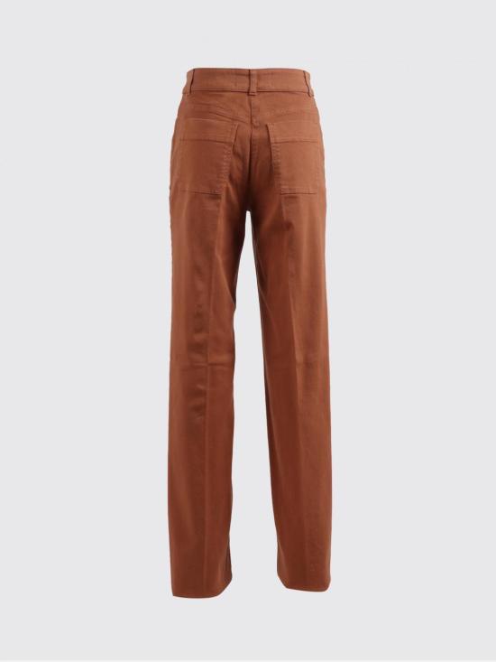 26SS 엘리자베타프랜치 스트레이트 팬츠 PJ25D61E2 600 Brown - ELISABETTA FRANCHI