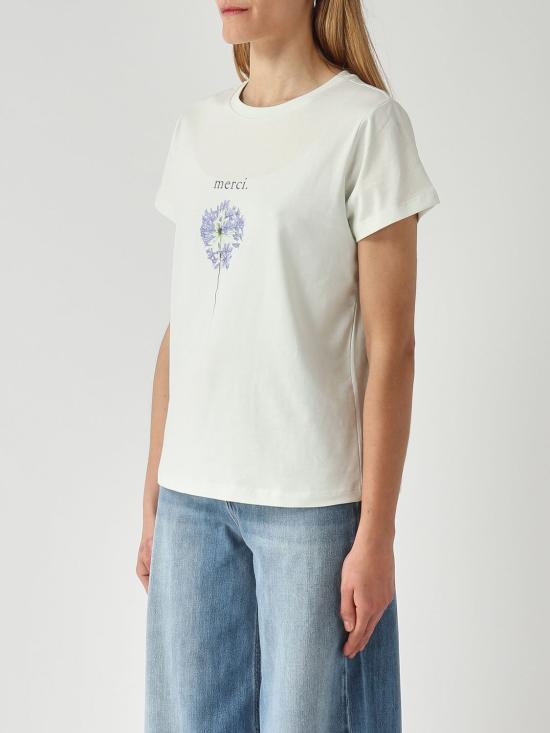 26SS 트윈셋 반팔 티셔츠 261TP2341 13162 Gnawed Blue - TWINSET