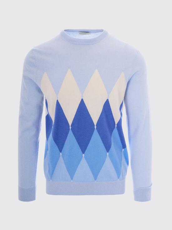 26SS 발렌타인 스웨터 B2P00014CA8 93009 Blue - BALLANTYNE