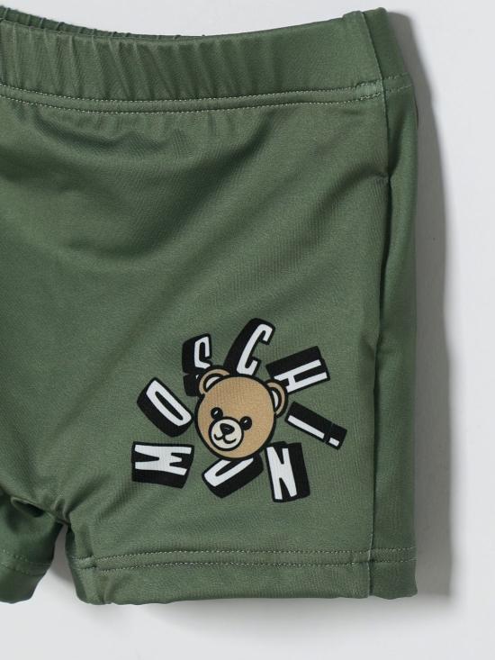 26SS [키즈] 모스키노 스윔팬츠 MXL006LKA11 30037 Green - MOSCHINO