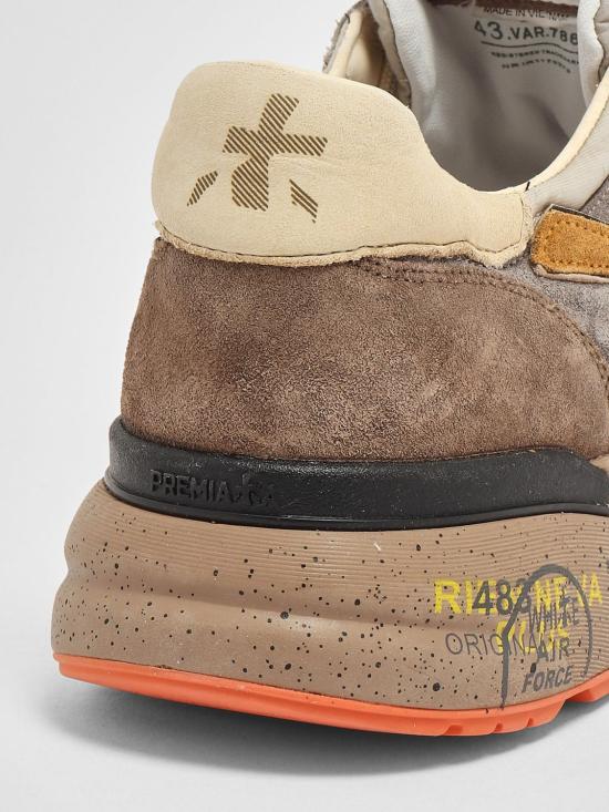 26SS 프리미아타 스니커즈 MICK 7866 Brown - PREMIATA