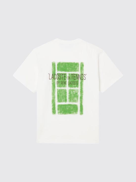 26SS 라코스테 반팔 티셔츠 TH2197 70V White - LACOSTE