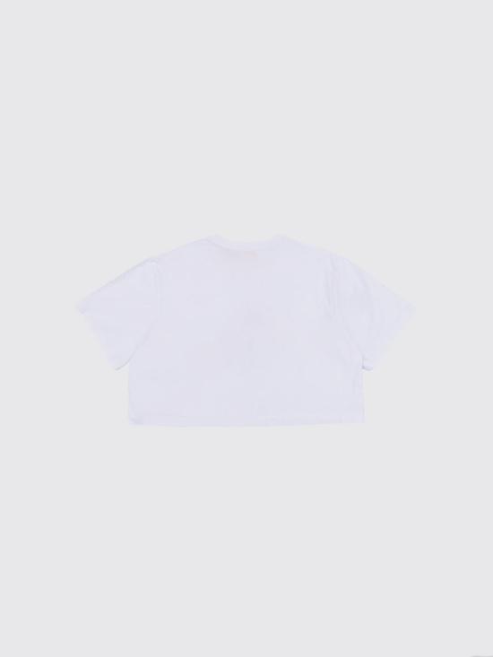 26SS [키즈] 오프화이트 티셔츠 OGAA019S26JER001 100 White - OFF WHITE