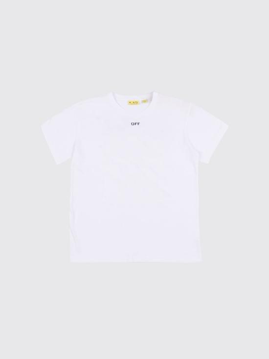 26SS [키즈] 오프화이트 티셔츠 OGAA001S26JER003 100 White