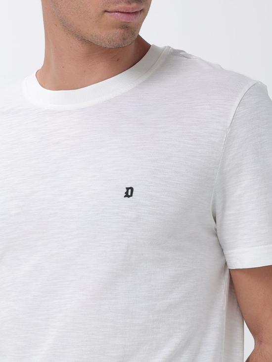 26SS 돈답 반팔 티셔츠 US371JF0195UZL4 017 White - DONDUP