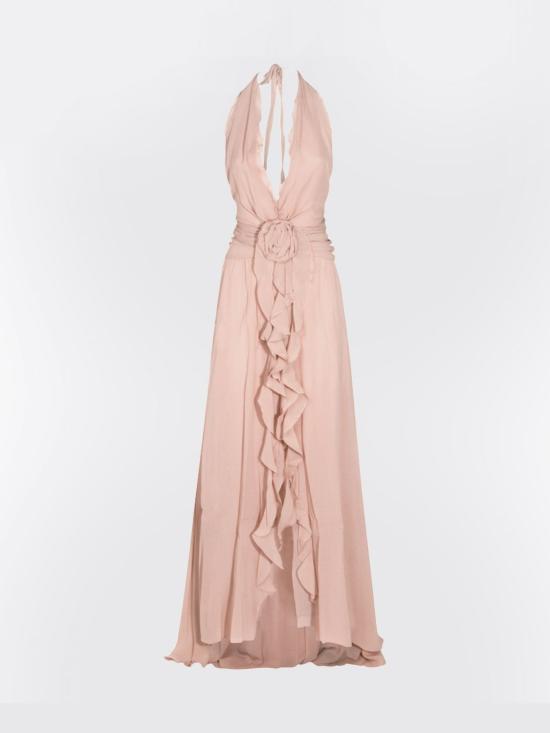 26SS 블루마린 롱 원피스 44A491A N0144 Pink - BLUMARINE